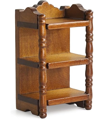 STOBOK Puppenhaus Schrank Miniatur - Holz Möbel 1:12 Für Puppenstube