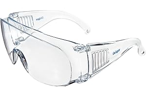 Dräger Safety Over Glasses X-pect 8110 Robust Eye Protection Goggles - Ideal Safety Glasses for Construction, Laboratory, Cycling Glasses, Safety Goggles for DIY, Healthcare - different quantities