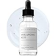 ASTERWOOD Pure Organic Hyaluronic Acid 20% Serum 1 oz - Anti Aging, Anti Wrinkle - Original Face Moisturizer for Dry Skin & Fine Lines - Leaves Skin Full & Plump - Naturals - 1 Ounce Dropper Bottle