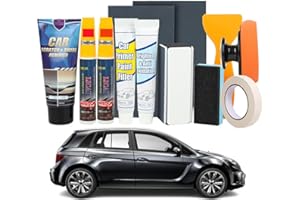 WVWMYM Efface Rayure Voiture,Rayure Voiture Carrosserie Anti Rayure Voiture Carrosserie,Retouche Peinture Voiture Pour éliminer Efface Rayure Profonde Voiture,Dommages Peinture(Rouge pur+Rouge perle)
