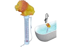 JIIMHTE Thermometre Piscine, Thermomètre Flottante Avec Ficelle, Thermomètre Spa Piscine, Thermomètre À Eau De Piscine Sans Fil-bouée Pour Piscine Intérieure Et Extérieure, Spa