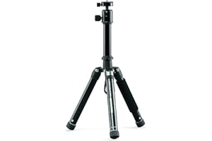 Cullmann - 52523 - Trípode de Viaje móvil Neomax 220 con Soporte para Smartphone (Altura de extensión 78 cm, tamaño del Paquete 21cm, Capacidad de Carga 3kg, Peso 552g)