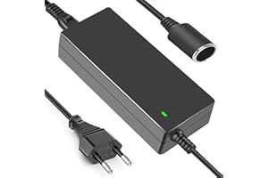XZGM Adapter Zigarettenanzünder Steckdose,Spannungswandler 230V auf 12V,KFZ Netzadapter,Für 12-V-Bordnetzgeräte bis zu 60W