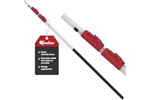 KAMIKAZE PERFORMANCE IN YOUR HANDS KAMIKAZE Pértiga Multiherramienta Telescópica de 3 Tramos de 1,5m a 4,5m.Aluminio Anodizado. Empuñaduras de Polipropileno Compatible con Serruchos MT330-BH Turbo, MT360-BH Turbo y Tijera MT-63