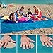 Produktbild Sand frei Strand Matte Teppich Picknick Decke, Schnell Trocken leicht zu reinigen ideal für den Strand Picknick Camping Outdoor Veranstaltungen Teppich Beach Decke Matte,Blau M(200cm*200cm)