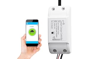 TANGXI Ouvre-porte de garage WiFi 2.4G, télécommande de porte de garage de surveillance d'application, pour l'application IFTTT Smart Life/pour Android IOS Téléphonique