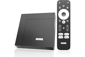 XSTREAMTEC MECOOL KM9PRO MAX Android 12 Google TV Netflix Certified Android TV Player, Google Assistant voice remote, Chromecast, Prime Video, Youtube, Bluetooth, 4K HDR GTV, Dual Band WiFi, Dolby Audio, KM9 Pro