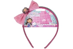 CERDÁ LIFE'S LITTLE MOMENTS Gabby´s Dollhouse - Cerchietto per capelli rosa - realizzato con materiali resistenti - Design Insipirato in Gabby con fiocco - Prodotto originale progettato in Spagna