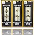 REQUISITE NEEDS Tea Light Candles Unscented 4 Hours Long Burn Night Candles Pack of 30 (Package May Vary), White