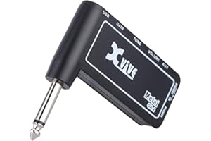 KOCAN Amplificateur de Guitare, GA4 métal Mini Portable Rechargeable Guitare électrique Prise Headphone Amp amplificateur