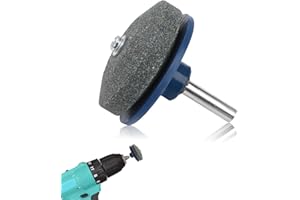 NLLKII Lawnmower Blade Sharpener,Universal Heavy Duty Garden Tool Sharpener,Multi-Sharp Rotary Lawnmower Sharpen Grinder Wheel Stone for Rotary Lawn Mower,Lawn Edgers ＆ Shears,Axes and Other Garden Tools