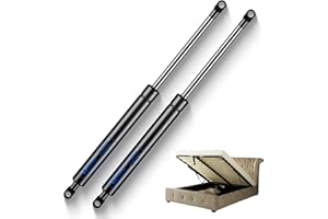 ARANA 2x Muelle de Amortiguadores de gas resorte universales 550 mm, 600 N presión, para cama otomana, cubierta de barco, canape, cama abatible, caja de almacenamiento, ventana y bricolaje