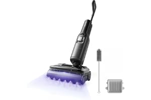 roborock F25 Ultra Wet Dry Vacuum Cleaner, 22000Pa Suction, 75Mins Working Time, 356°F Steam & 187°F High Temp Cleaning Cordless Vacuum, 194°F Self-Cleaning, 180° Lay-Flat with Blue Light & AI Wheels