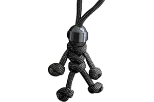 Tonsee Accessoire Motorradfahrer Minifigur hängende Kette Regenschirm Seil Weben Schlüsselanhänger kreative Persönlichkeit Motorradhelm Schlüssel Zubehör Polizei Schlüsselanhänger