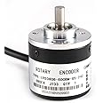 600P/R Incremental Rotary Encoder,2-Phases Photoelectric Encoder 5V-24V,Shaft 6mm Encoder Wide Voltage Power Supplies