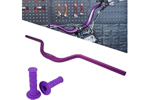 RUNFARR High Rise Handlebar Kit for Surron,Motorcycle Handlebar High Rise Handle Bars with Grips for Surron Sur-Ron Light Bee S/X X160/X260 Bicycles-Purple