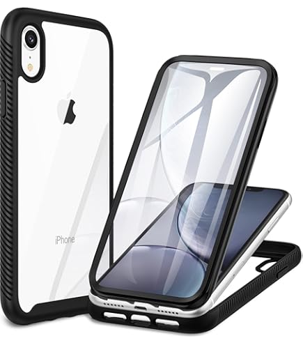Coque IPhone 6 PLUS/6S PLUS Transparente Rouge Effet Brossé - Neuf