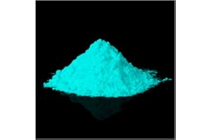 lumentics Pigments luminescents post-luminescents GreenBlue - Poudre phosphorescente - Poudre phosphorescente - Pigments de couleur noire phosphorescents (40 g, vert-bleu)