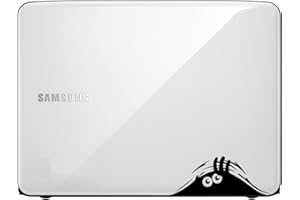 VINYLWORLD 'Peeping Monster' laptop/tablet sticker (MATT BLACK)