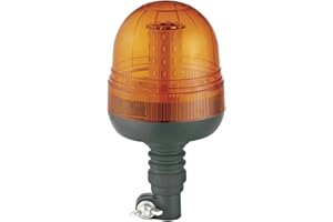 Ryme Automotive - Rotativo Flexible LED 12/24V 3 Funciones Advertencia, Señalización Emergencia Vehículos, Tractores, Grúas, Vehículos Emergencia