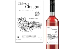 MIMI GRANDIT Annonce grossesse, Papi, Mamie, Tonton, Tata, Arrière grand-père, Famille, Étiquettes bouteille vin, rhum, whisky (Vin - Papi)