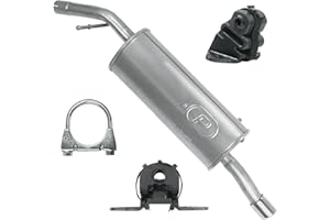‎POLMO Polmo Schalldämpferset Auspuff Endtopf für Peugeot 207 1 I 2007-2013 1.4 1.6 Cabrio