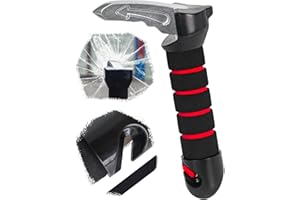 HHBDY Poignée de Voiture Pour Personnes âgées, Aide à Mobilité, Barre D'appui Portable, Poignée d'assistance, Poignée de Soutien Multifonction, Poignée de Support Ergonomique Pour Personnes âgées (Rouge)