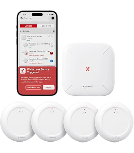 Aqara sensore smart di livello acqua che rileva perdite e allagamenti wireless zigbee wl-502d