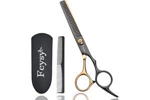 Thinning Scissors Hair Layering Scissor, Fcysy Professional Thinning Scissors Hairdressing Texturizing Scissors Hairdresser Blending Scissors, Thinning Shears Kit with Comb Barber Haircut Scissors Set