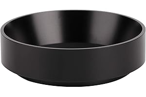 zhuolong Accessorio per Macchina da caffè con pressino Magnetico per caffè con Anello dosatore per Polvere di caffè(51 mm with Magnetic-Nero)