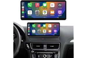 Road Top 12,3 tums bilradio trådlös CarPlay-pekskärm för Audi Q5 2009-2017 år med 2GMMI, bilradio stereo multimedia skärm, st
