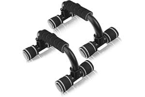 flintronic Push Up Barlar, Pushup Standı, Kuvvet Antrenmanı - Egzersiz Standları, Yastıklı Köpük Tutamaklar Kavrama, Kaymaz S