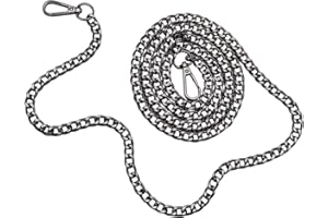 Supvox DIY Eisen Flache Kette Gurt Handtasche Ketten zubehör geldbörse Schulter ersatzgurt mit metallschnallen 160 cm (schwarz)