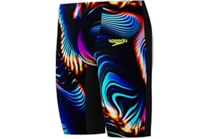 Speedo Fastskin Junior Endurance+ Max Badehose für Jungen, hohe Taille, Lava Glow