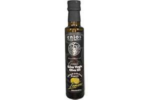 Enios Infused Extra Virgin Olive Oil 250ml - Great Taste Awards 1-Star 2022! (Lemon)