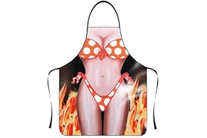 Anzhee Motiv Schürze,Lustige Küchenschürze, sexy Männerschürzen Damenschürze, grillmeister schürze,grillschürze für männer Damen