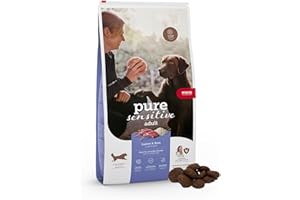 MERA Pure Sensitive Agneau et Riz, Nourriture sèche pour Chiens sensibles, croquettes d'agneau et de Riz, Nourriture pour Chien Adulte, sans blé ni Sucre (4 kg)