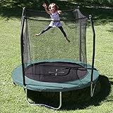 Skywalker Trampolines 244 cm Rundes Trampolin mit Sicherheitsnetz, Grün, GLT8001 - 2