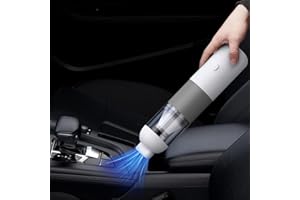 Wisada Aspirapolvere per Auto, Auto/Casa A Doppio Uso Palmare Ricarica Wireless Aspirapolvere Portatile, Mini Aspirapolvere Silenzioso Staccabile, Adatto per Varie Occasioni