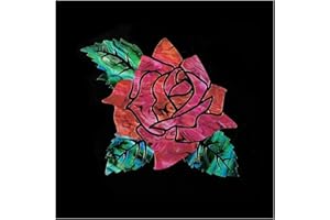 INLAYSTICKERS Inlay Sticker for Guitars & Bass - Rose of Cimarron,B-146RC-RD