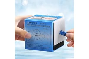 Qilnyeh 150 pièces/boîte Lingettes Nettoyantes Pour Fibres Optiques, Lingettes Nettoyantes Pour Appareils Auditifs, outil de nettoyage de câble optique pour instruments précis