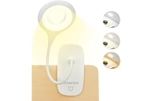 HyAdierTech Lampe de Bureau à LED, Lampe de Lecture à Pince Rechargeable USB Câble, 3 Modes d’éclairage et 3 Niveaux de Luminosité, pour Lire des Livres, Bureau, Maison, Enfant, Chevet