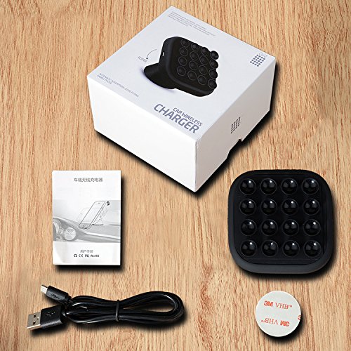 Car Wireless Charger, ZXK CO 2 in 1 Drahtlose KFZ Ladegerät induktive Ladestation und 360°drehbar Auto Handy-Halterung für die Windschutzscheibe und praktischem KFZ Smartphone Qi Ladegerät Kompatibel mit Samsung Galaxy S7/S7 edge/S6 edge+/S6 edge/S6 /Note5, Google Nexus 7/6/5/4, Nokia Lumina, HTC, SONY Xperia, LG und andere Qi-fähige Geräte - 8