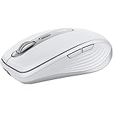 Logitech MX Anywhere 3 for Mac - Wireless, scorrimento rapido, ogni superficie, 4K DPI, pulsanti personalizzabili, USB-C, Blu