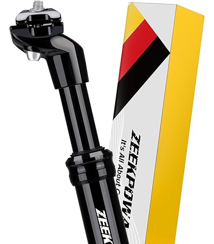 Fiets Zadelpen, 27,2 / 25,4 / 31,8 / 28,6 mm Verende Zadelpen E-bike Zadelpennen Schokdemper Fietszadelpen Met Inklapbare Aluminiumlegering Voor E-bike Vouwfiets (Kleur: Zwart 31,8 x 350 mm