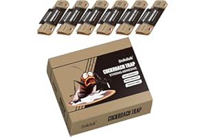 PERGOODS 20 Pezzi Trappole per Scarafaggi e Blatte Atossico e Insapore Trappola per Eliminare Scarafaggi Blatte per Cibo, Cucina, Bagno, Camera da Ufficio, Proteggi la Famiglia