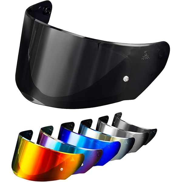 Jual VISOR KACA FLAT DATAR KYT TTC TT COURSE DARK SMOKE ORIGINAL - View #7