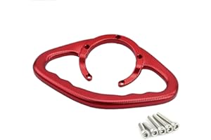 GYMARK Barre d'appui pour réservoir de carburant de moto - Accoudoir passager - Poignée arrière pour Suzuki GSXR 600 750 1000 1300 2003 - 2018 - Accessoires de sécurité en aluminium CNC (rouge)