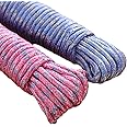 Sakoraware Cloth Line for Drying Clothes | Nylon Braided Cotton Rope 20 Mtr Pack of 2 Durable Strong and Flexible for Outdoor Indoor Use Perfect for Hanging Laundry and Wet Clothes