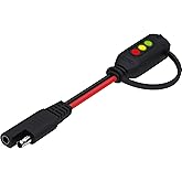 CTEK Indicator Pigtail, SAE Battery Charging Indicator, Compact | SAE Pigtail connector with LED indicator of battery charge